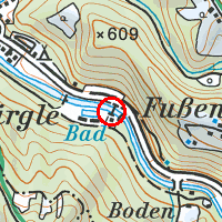 Kartenausschnitt, Klicken um zum Vorarlberg Atlas zu gelangen