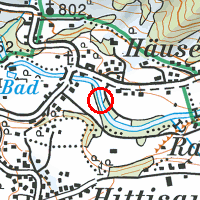 Kartenausschnitt, Klicken um zum Vorarlberg Atlas zu gelangen